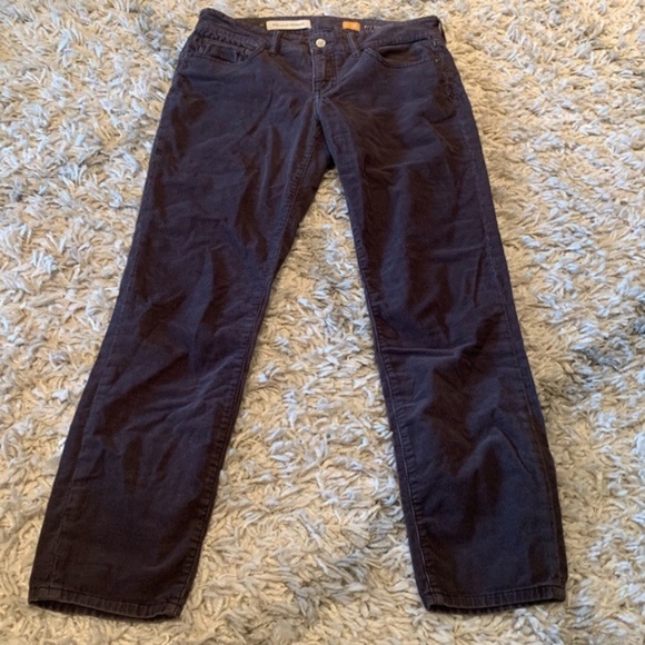 Pilcro gray stet skinny moto Corduroy Pants Jeans - Picture 2 of 8